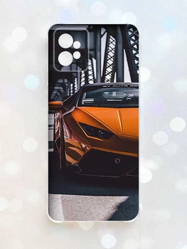Чохол з потовщеними кутами на Motorola Moto G32 :: Авто помаранчеве (принт 237)