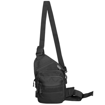 Тактическая CamoTec сумка Gunner Sling Black черный