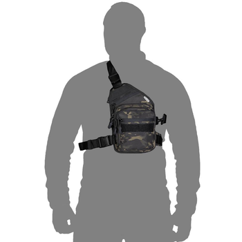 Тактична CamoTec сумка Gunner Sling Multicam Black чорний мультикам