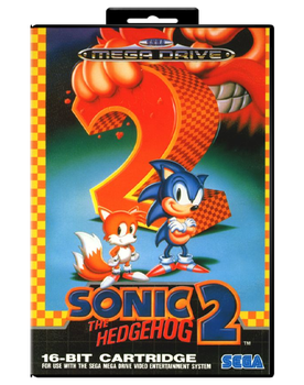 Игра Sega Mega Drive Sonic the Hedgehog 2 Europe Английская Версия Без Мануала Б/У