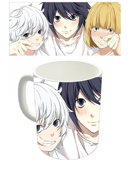 Чашка белая аниме Death Note Тетрадь смерти (z0753)