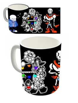 Чашка біла Андертейл Undertale (z0643)