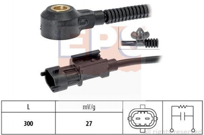 Датчик детонации EPS 1957208 KIA Ceed, Soul, Carens, Pro Ceed, Rio, Cerato; Hyundai I30, Creta, Elantra, Tucson, I20, Accent, Veloster, IX35, I40 392502B000, 3925003AA0, 3925004100