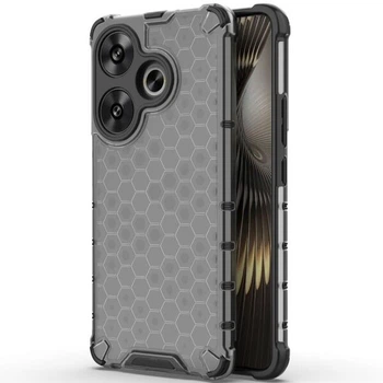 Защитный чехол Deexe Honeycomb Series для Xiaomi Poco F6 - Black