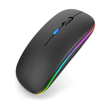 Аккумуляторная беспроводная мышь с подключением X-Game 2.4G и Bluetooth чорна (NTVR)