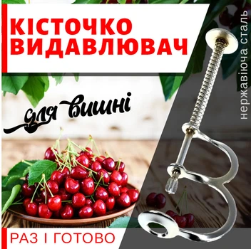 Прибор для удаления косточек из вишни отделитель косточковыдавливатель из нержавеющей стали
