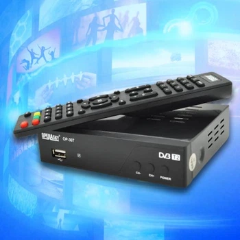 Цифровий тюнер DVB T2 Operasky OP 3O7 ресивер приставка до телевізора з підтримкою відеозапису USB Wi-Fi адаптерів
