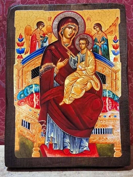 Ікона Всецариця Пресвята Богородиця (на дереі) 17*230 м