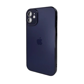 Противоударный чехол для Apple iPhone 12 Sapphire Frame MagSafe Deep Purple