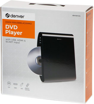 Odtwarzacz DVD Denver DWM-100 (DWM-100USBBLACKMK3)