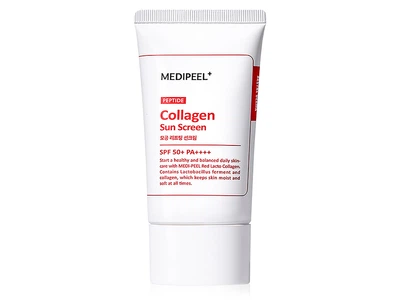 Солнцезащитный крем для сужения пор с коллагеном и пептидами MEDI-PEEL Red Lacto Peptide Collagen Pore Lifting Sun Screen SPF 50+ PA++++, 50г (8809941823189)