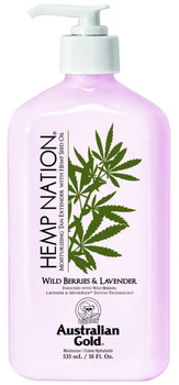 Лосьйон після засмаги Australian Gold Hemp Nation Wild Berries and Lavender Tan Extender Body 535 мл (0054402310762)