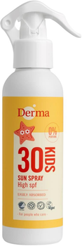Spray przeciwsłoneczny dla dzieci Derma Sun SPF 30 200 ml (5709954034325)