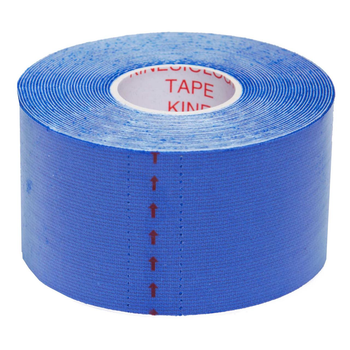 Кинезио тейп пластырь Kinesio Tape SP-Sport My Fit 5504-2,5 ширина 2,5см длина 5м Blue