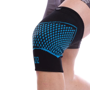 Наколенник эластичный Zelart Heming My Fit 1800 (1шт) S Black-Blue