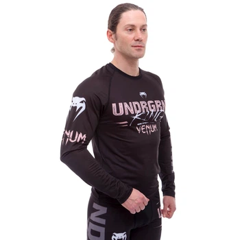 Рашгард чоловічий з довгим рукавом Venum Umdrgbnd Heroe 9510 розмір XL (48-50) Black