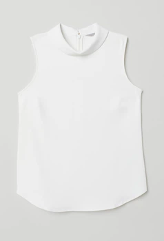 Жіноча блуза без рукавів H&M (57479) S Біла