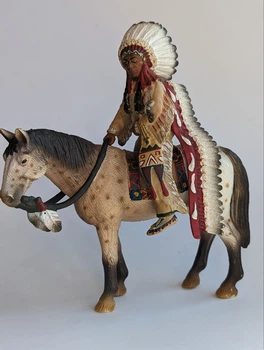 Індіанець вождь Сіу на коні БВ Schleich 70300