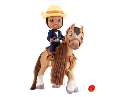 Набір кінь з наїзником та аксесуарами Casey + Tuck Breyer 8503
