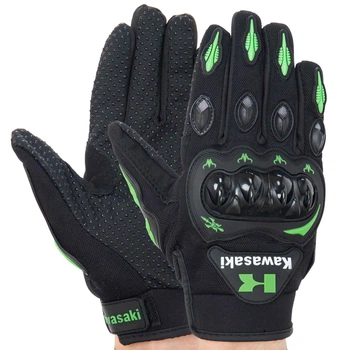 Моторукавички SP-Sport Kawasaki MS-5529-KW 2XL чорний-салатовий