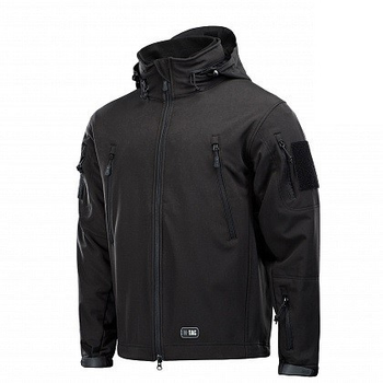 Куртка M-Tac Soft Shell з підстібкою Black Розмір XL