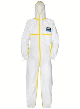 Костюм химической защиты Uvex 3B CHEM LIGHT (XL, бело-желтый) одноразовый (41331)