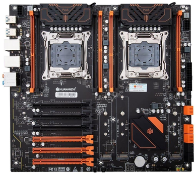 Материнська плата Huananzhi X99 DUAL-F8D Plus (HZH-X99-DUAL-F8D-PLUS)