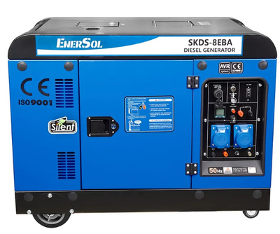 Генератор дизельный EnerSol 7.5/8 кВт SKDS-8EBA