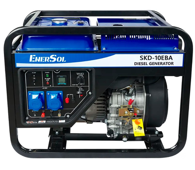 Генератор дизельный EnerSol 9/10 кВт SKD-10EBA