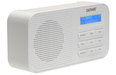 Odbiornik radiowy Denver DAB-42 White (5706751044489)