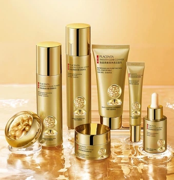 Подарочный набор косметики 7 в1 Etae Placenta Set с экстрактом плаценты и золотом