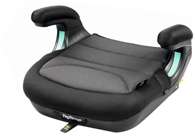 Автокрісло бустер Peg-Perego Viaggio Shuttle Crystal Black Чорне з сірим (8005475429969)