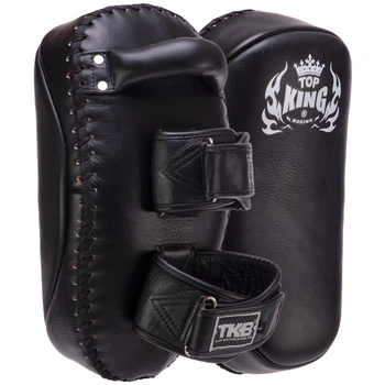 Пады для тайского бокса Тай-пэды 39x20x11см кожа TOP KING Ultimate черный TKKPU-L