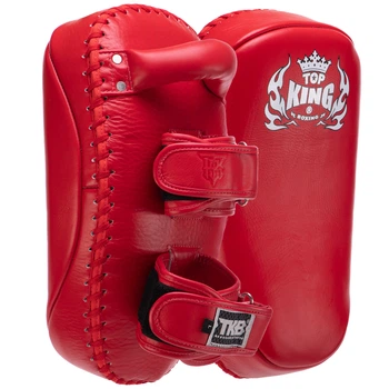 Пады для тайского бокса Тай-пэды 39x20x11см кожа TOP KING Ultimate красный TKKPU-L