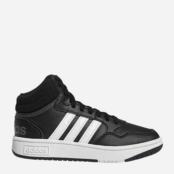 Дитячі черевики для хлопчика adidas Hoops Mid 3.0 K GW0402 28 Чорні (4065418336154)