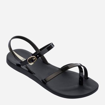 Sandały damskie płaskie Ipanema Fashion Sandal 41/42 Czarne (7909510726802)