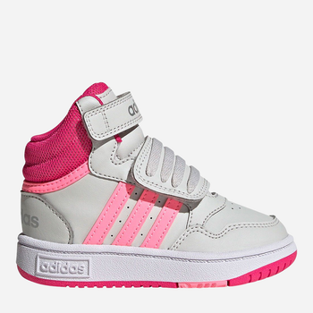 Дитячі черевики для дівчинки adidas Hoops Mid 3.0 AC I GZ1934 22 Білі (4065427526072)