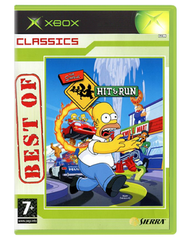 Игра Microsoft Xbox Original The Simpsons: Hit & Run Europe Английская Версия Б/У