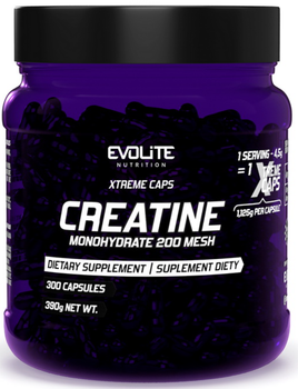 Креатин Моногидрат Evolite Nutrition Creatine Monohydrate Xtreme 300 капсул