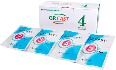 Ортопедичний медичний бинт Medicare GR Cast поліестер 3" х 4 ярди 360 см х 7.6 см Зелений (GC304)