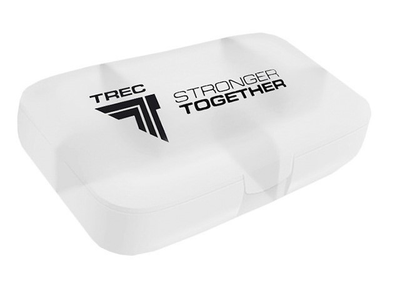 Таблетница ( контейнер для таблеток) TREC nutrition Pillbox Stronger Together transparent