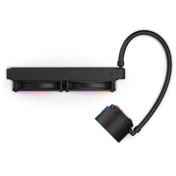 System chłodzenia cieczą NZXT Kraken Elite RGB 240 mm AIO liquid cooler w/Display, RGB Fans Black (RL-KR24E-B1)