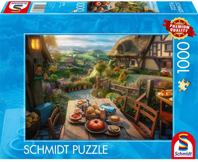 Puzzle Schmidt Breakfast With A View 69.3 x 49.3 cm 1000 elementów (4001504597634)