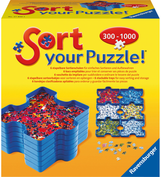 Organizer do puzzli Ravensburger Sort Your Puzzle 6 komór 300-1000 elementów (4005556179343)