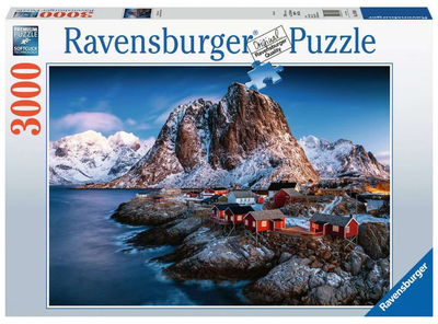 Puzzle Ravensburger Hamnoy Lofoten 121 x 80 cm 3000 elementów (4005556170814)