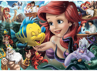 Puzzle Ravensburger Disney Księżniczka Ariel 70 x 50 cm 1000 elementów (4005556169634)