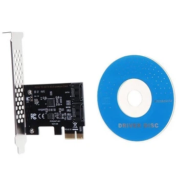 Контролер PCI-E-SataIII, 2 внутр. канали чип: ASM1061 (AD-PCE1061-2I) Чорний