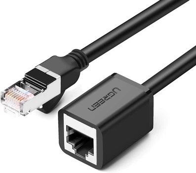 Патч-корд Ugreen NW112 Cat 6 F/UTP Ethernet RJ45 Extension Male/Female Patch Cords 0.5 м Black (UGR-11278)