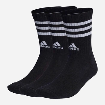 Набір дитячих бавовняних шкарпеток 3 пари для хлопчика Adidas 3S C Spw Crw IC1321 S 19-21 р Чорний (4066746337226)