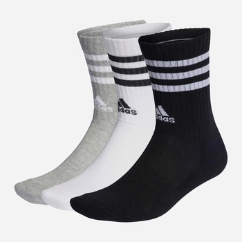 Набір дитячих бавовняних шкарпеток 3 пари Adidas C Spw Crw IC1323 S 19-21 р Різнокольоровий (4066746348741)